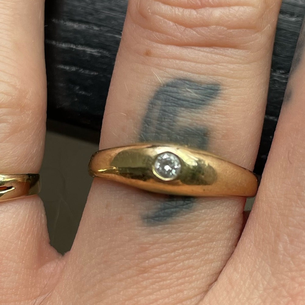 Loren Stewart 14k gold, diamond ring